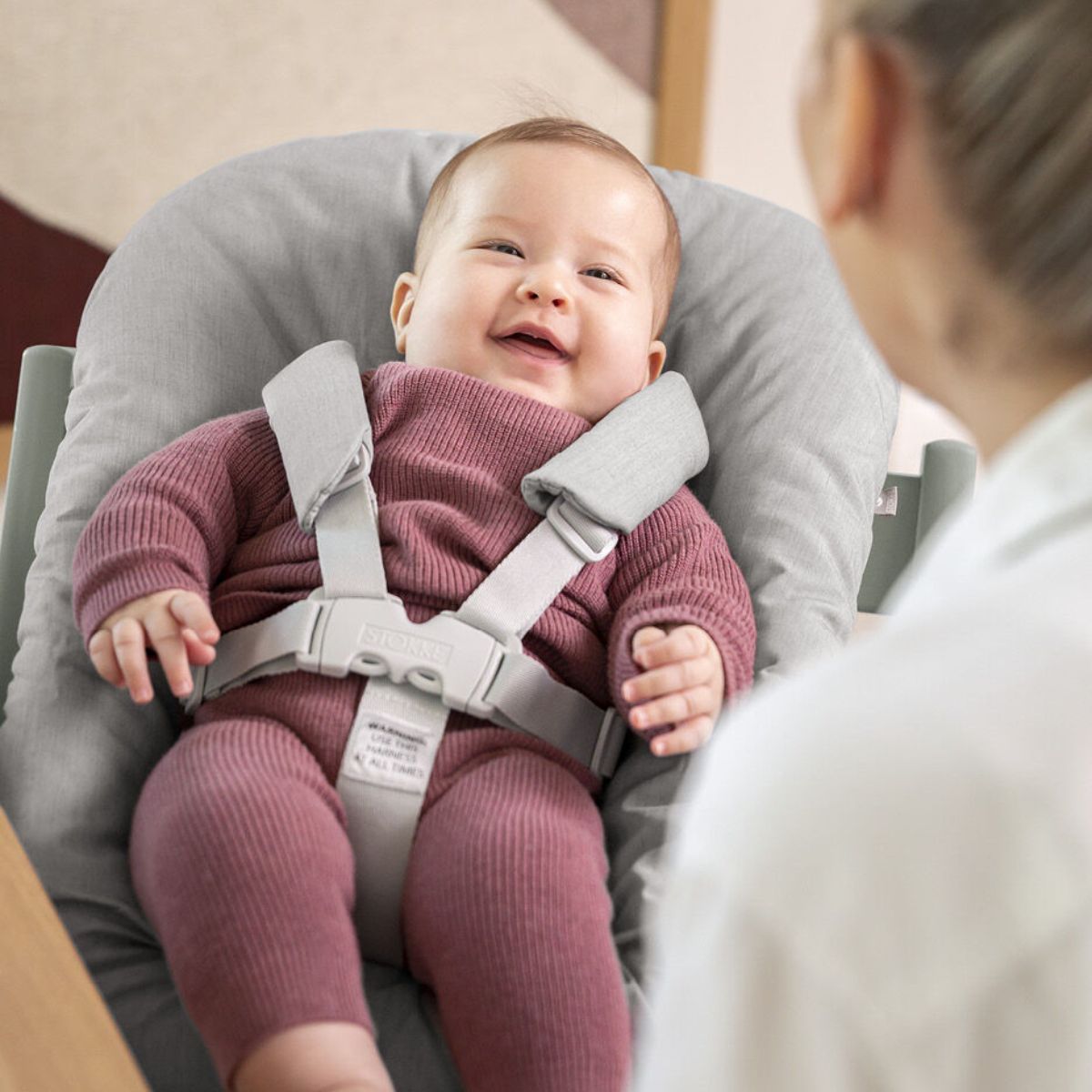 Stokke Tripp Trapp Newborn Set -  Grey - Transforms Tripp Trapp® for Newborn Use