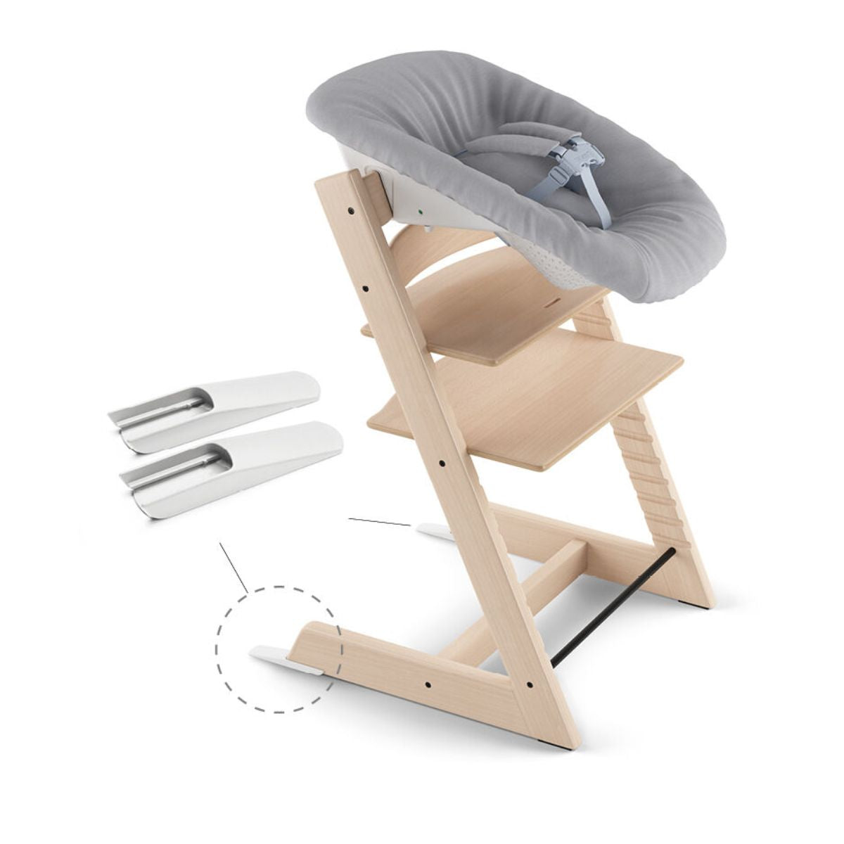 Stokke Tripp Trapp Newborn Set -  Grey - Ergonomic Comfort & Support
